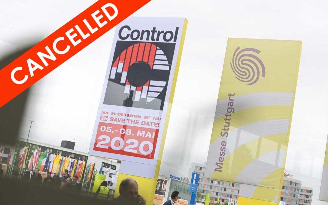 CANCELLED – Visit us at Control Show 2020 Stuttgart-Germany