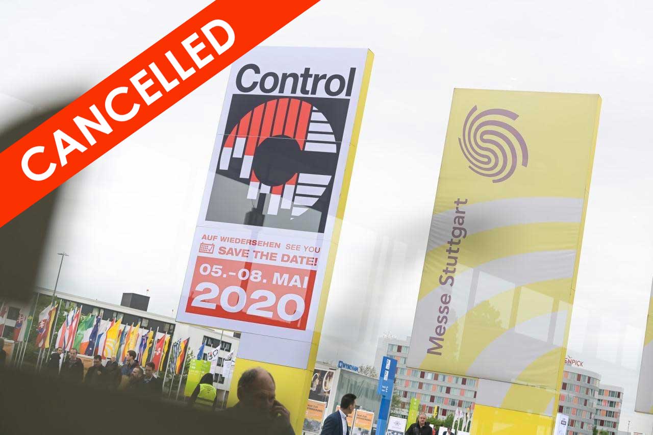 CANCELLED - Visit us at Control Show 2020 Stuttgart-Germany 1